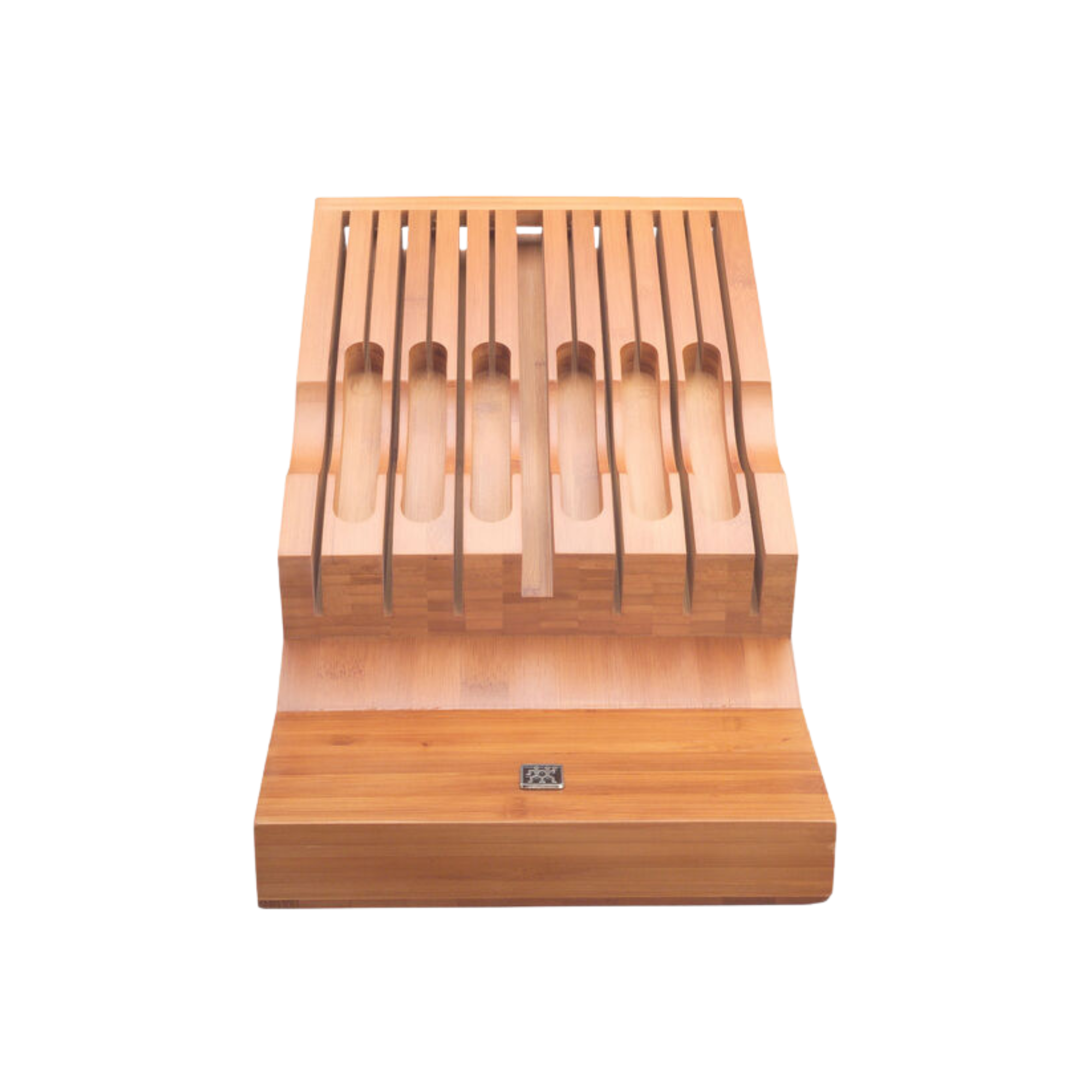 ZWILLING Bamboo Knife Storage Tray – In-Drawer Organizer for 13 Knives