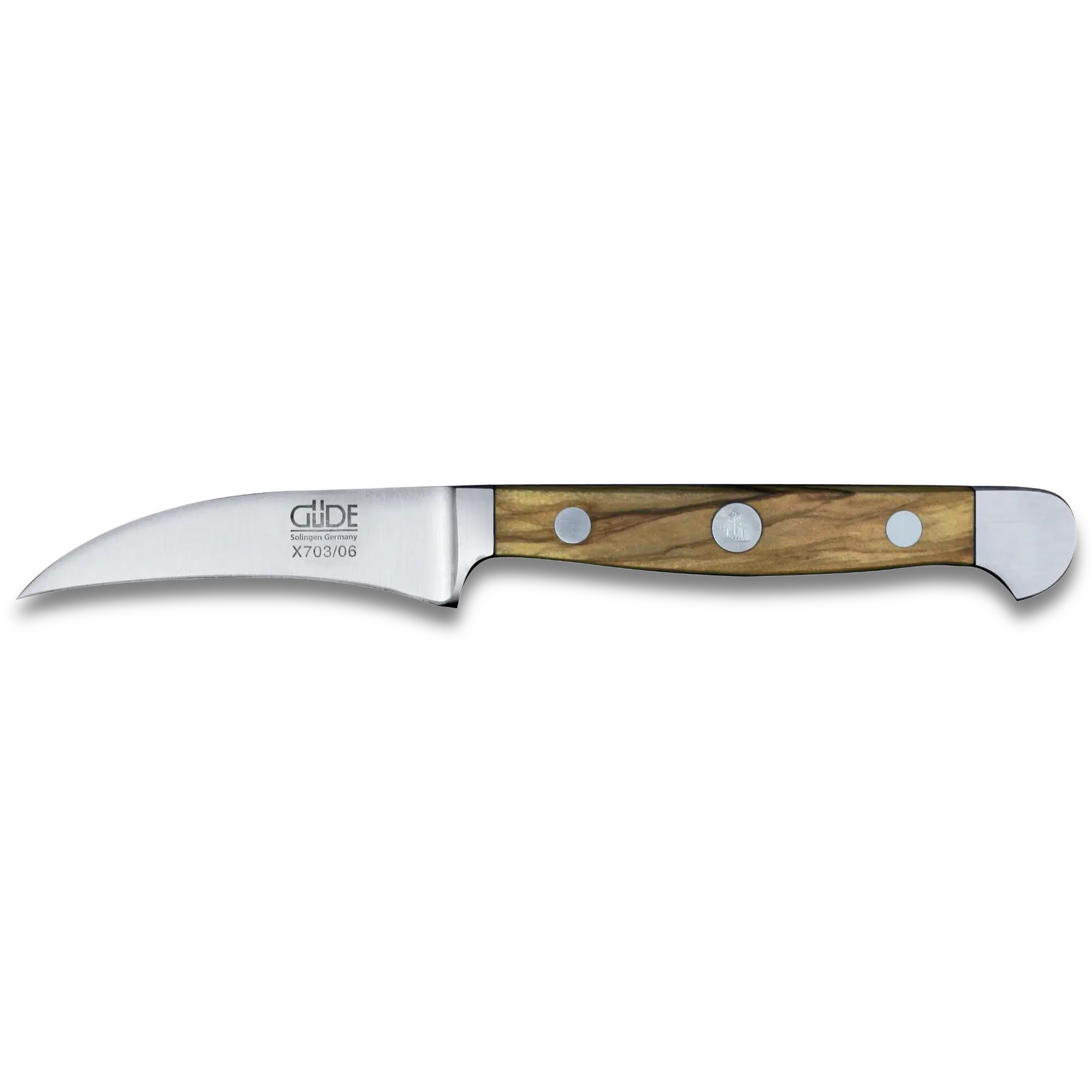 ALPHA OLIVE | Pairing Knife 2.36" | Forged Steel / Olive wood handle
