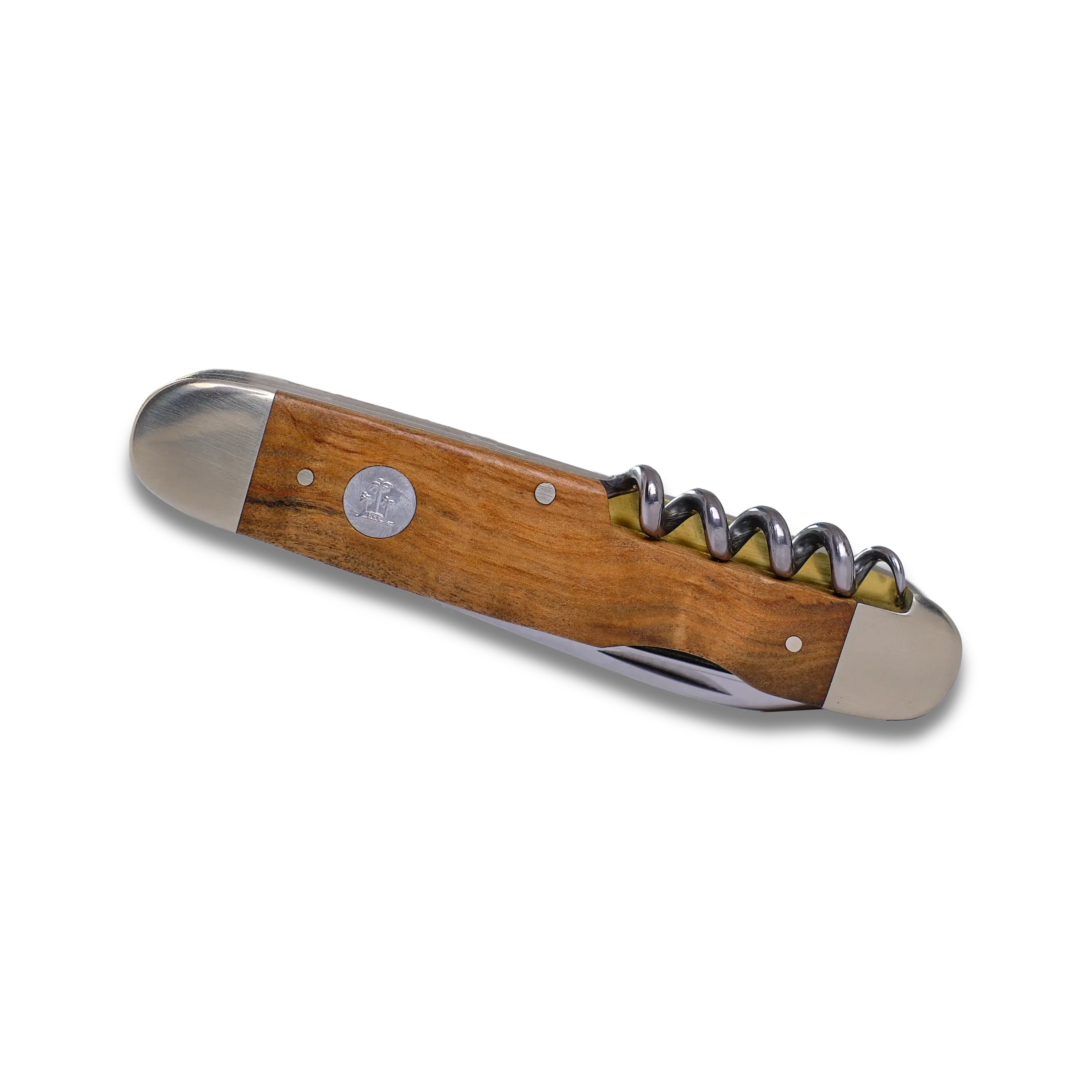 OLIVE ALPHA | Couteau de poche avec fourche à pas