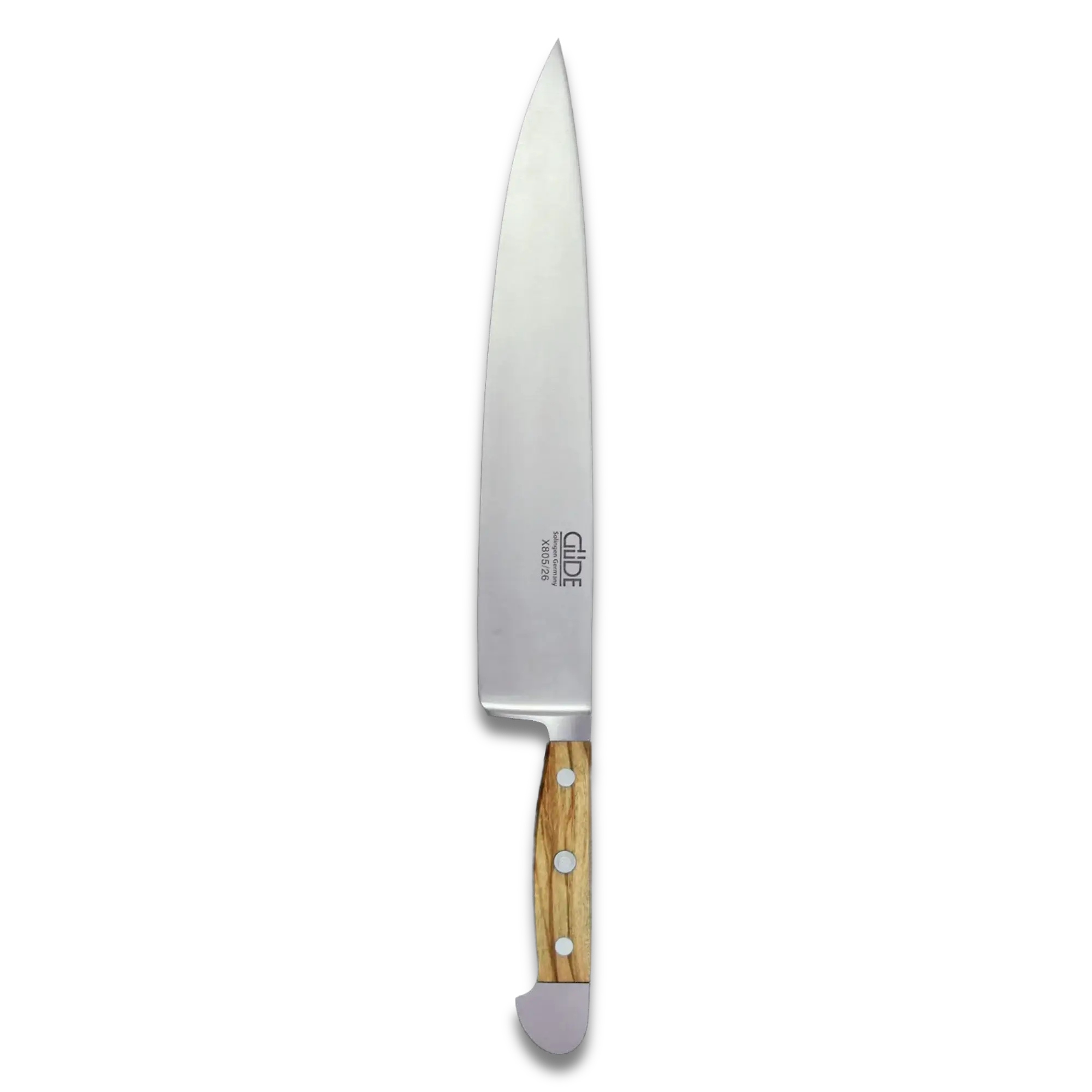OLIVE ALPHA | Couteau de chef - 10" | Acier forgé avec manche en bois d'olivier