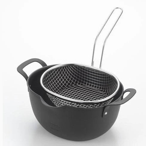 Yoshikawa Stainless Steel Deep Fry Strainer – Made in Japan