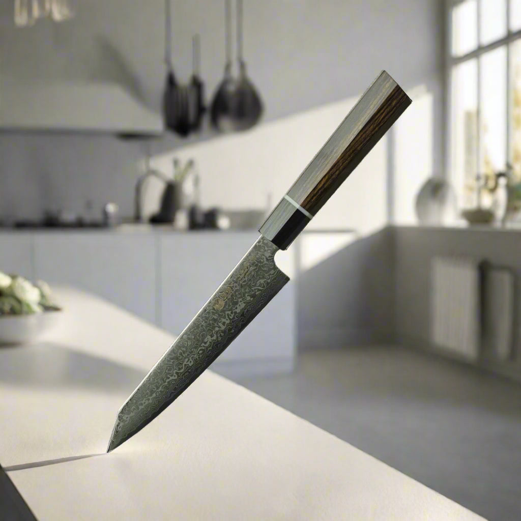 ZUIUN Japan | Handmade Petty Knife Damascus Steel 150mm