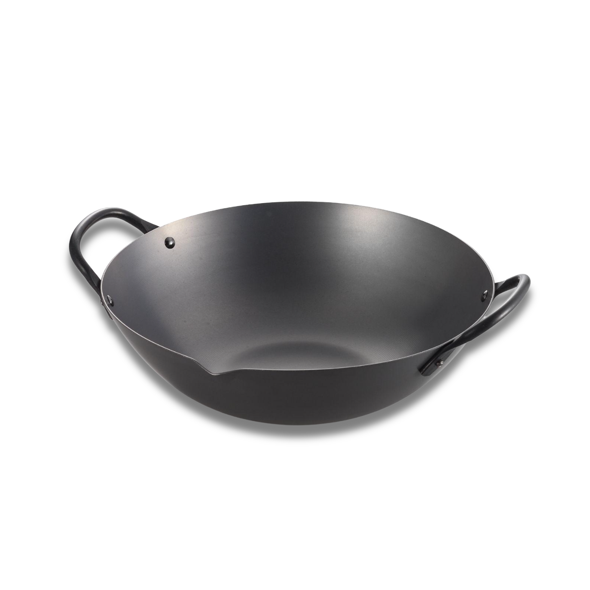 Yoshikawa Cook-Pal Ren Series 36 cm Guangdong Wok – Hand-Forged Nitrided Carbon Steel