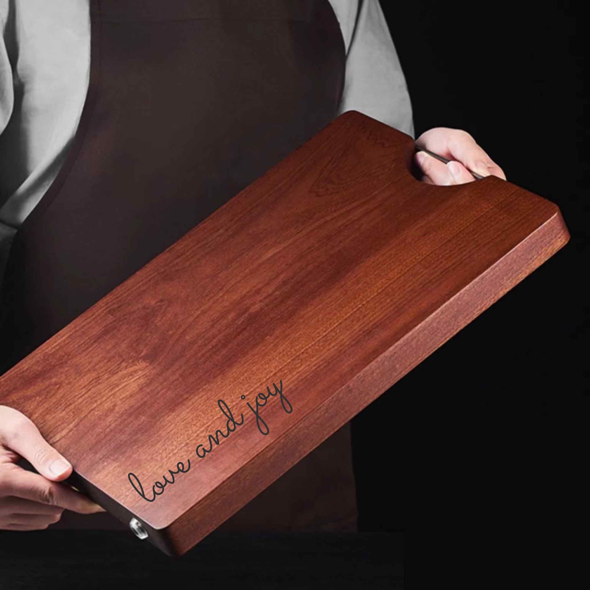 Wood Engraving (Knife handle and Cutting board)