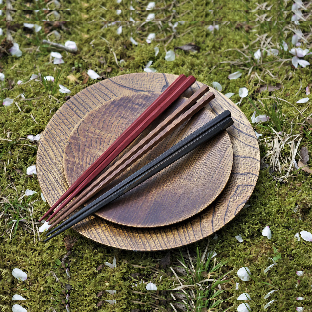 Hashi-Coo Japanese Chopsticks - Eco-Friendly & Sustainable with PEFC-Certified Wood