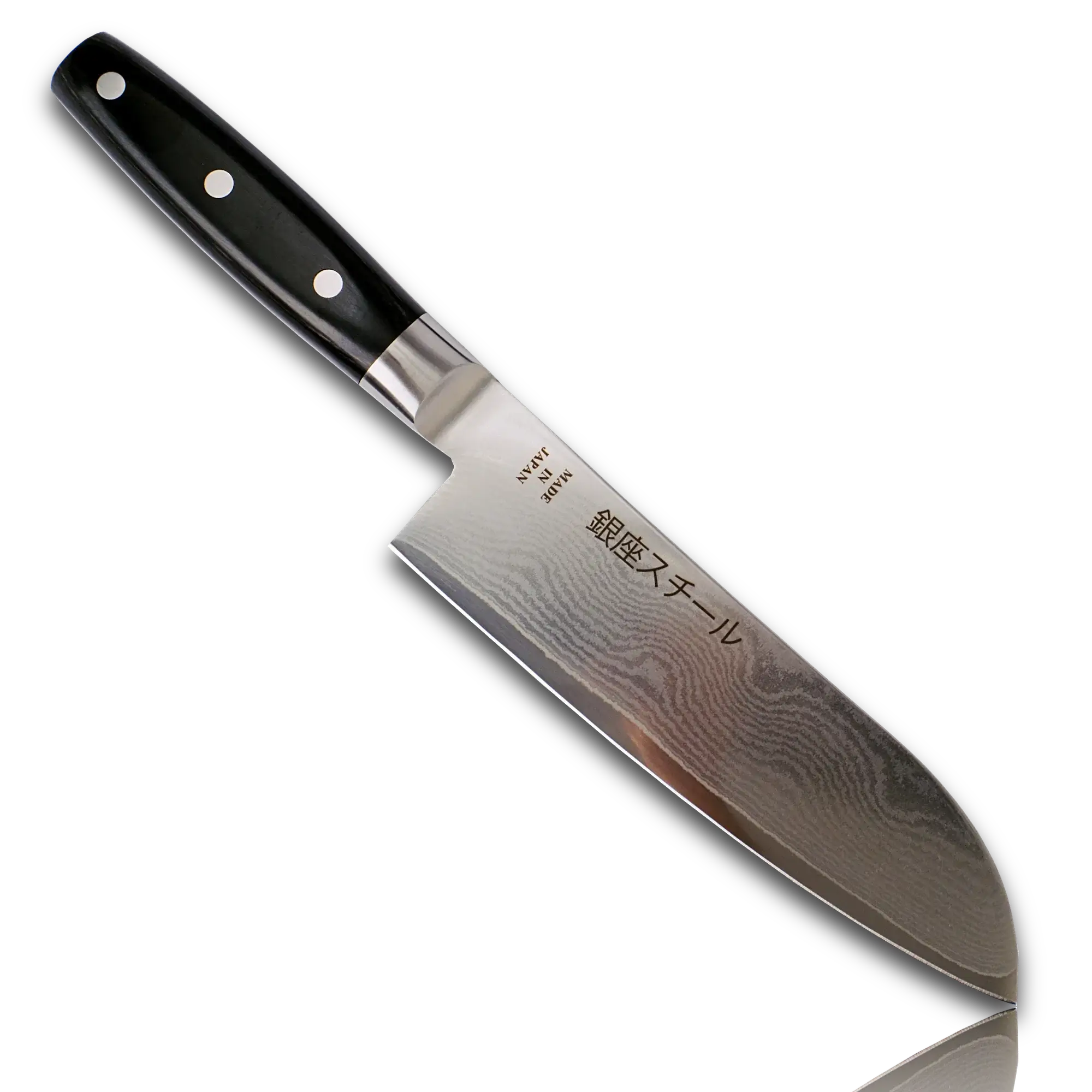 HAYAMI 180 - VG10 - Couteau Santoku Acier Damas 33 Couches 180mm