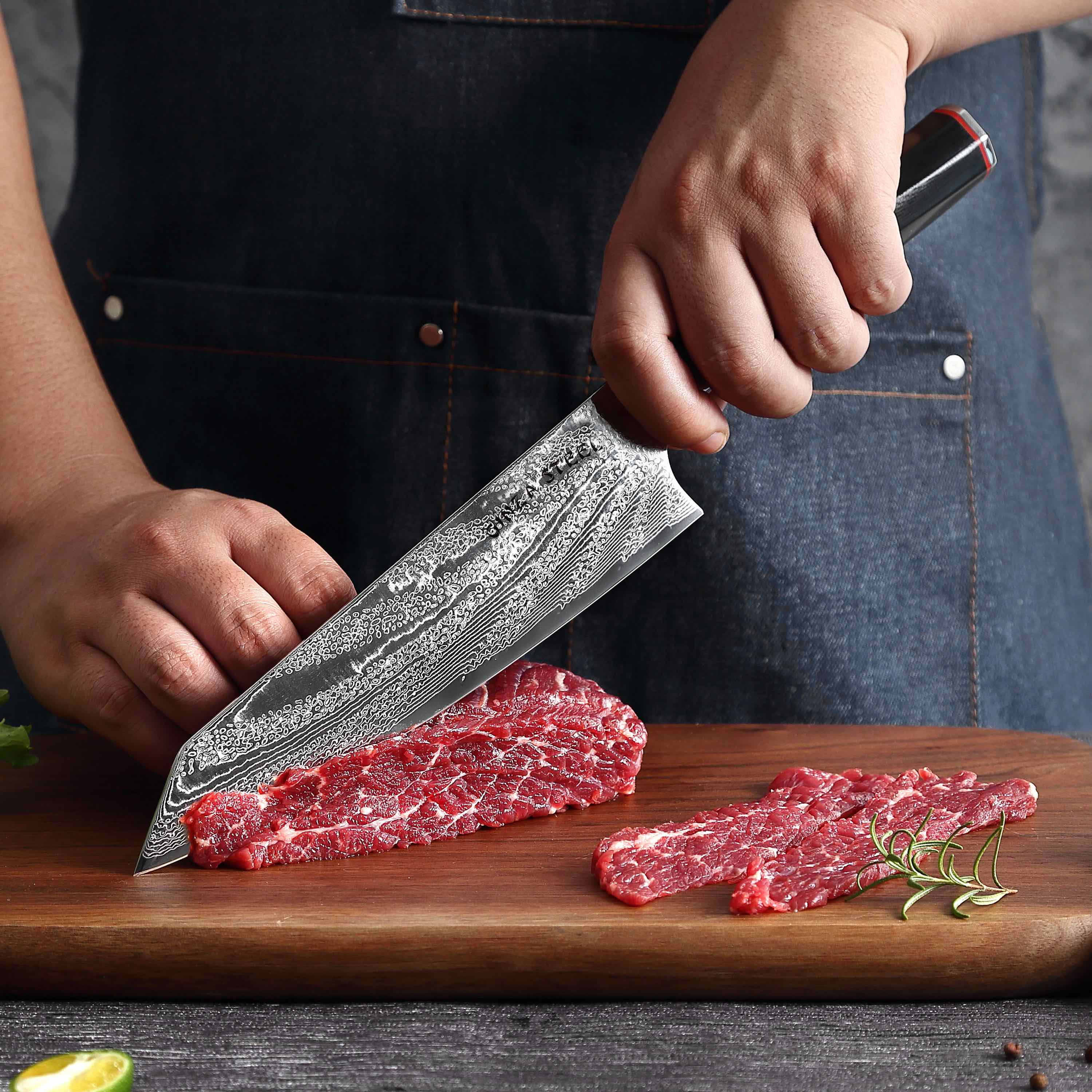 KATANA 20 Chef Knife 8" Damascus VG10 Steel 67 layer / G10 Handle