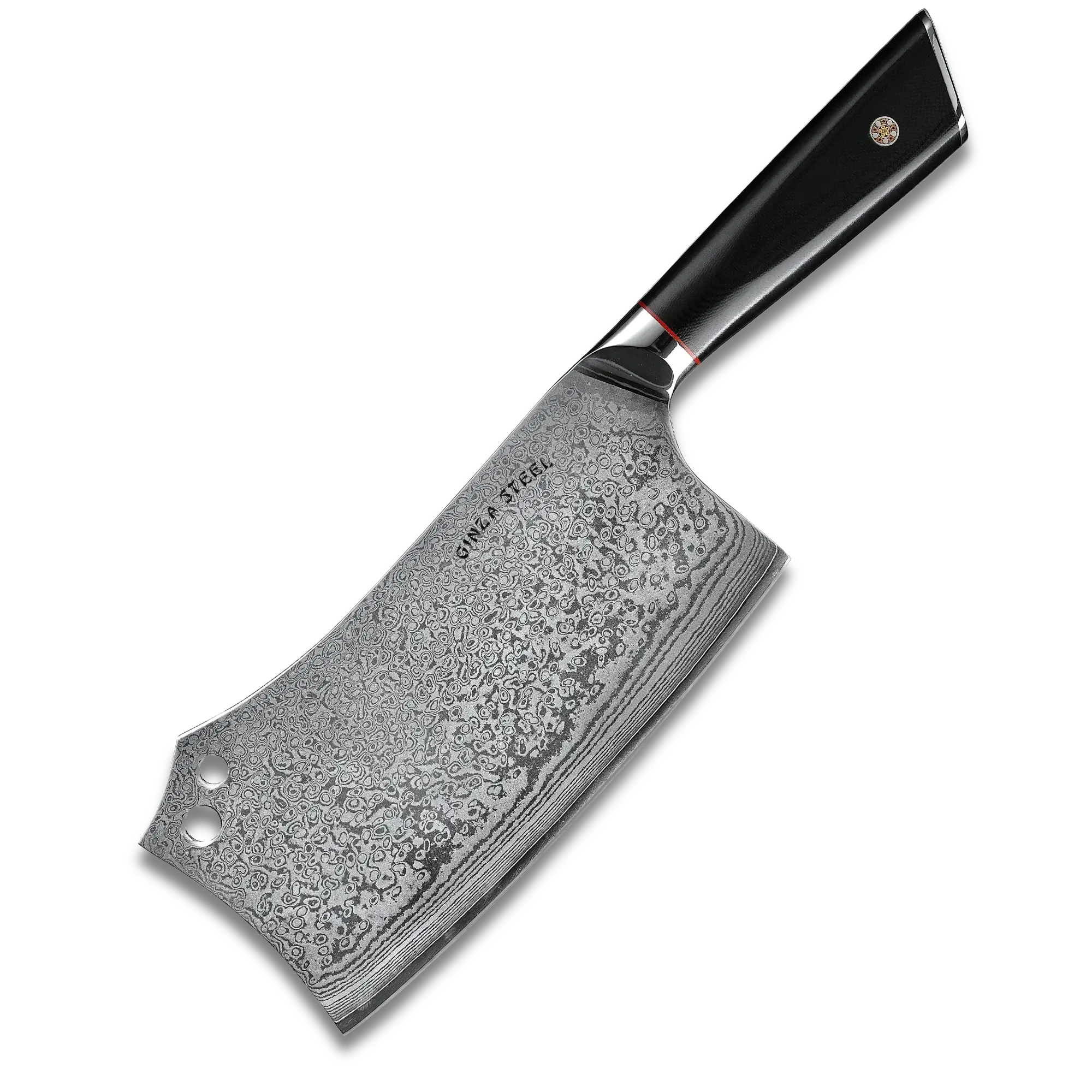 HAGAKURE Y | Chopping Knife 7" Damascus AUS 10 Steel