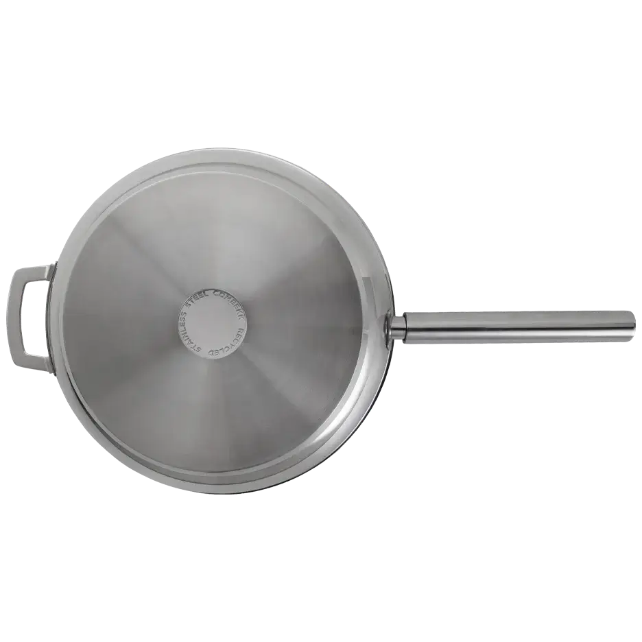 COMBEKK | Poêle à frire en acier inoxydable 32 cm 