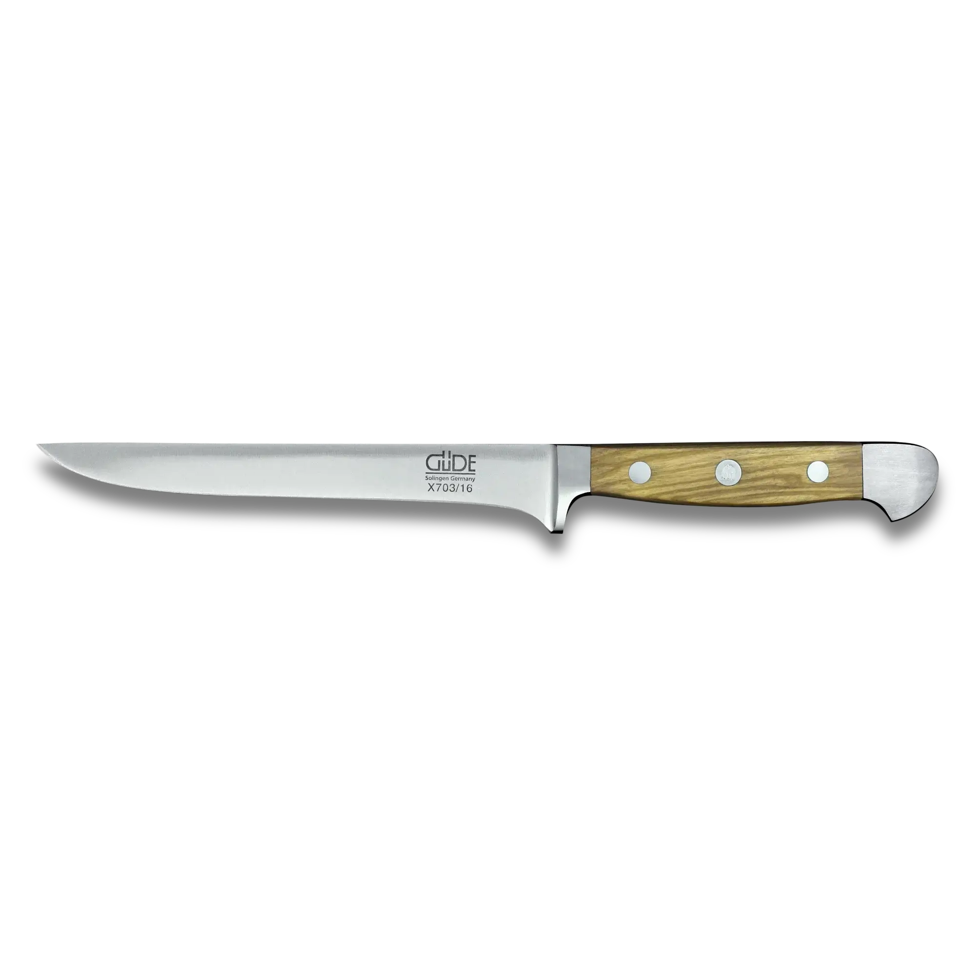 ALPHA OLIVE | Boning Knife - Flexible | Forged Steel / Olive wood handle