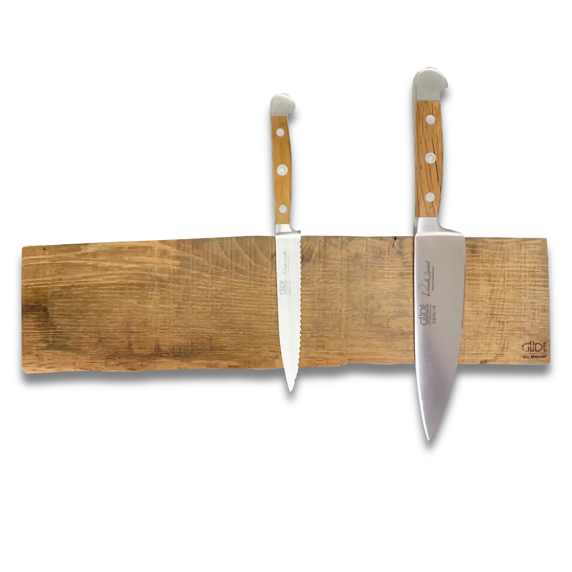 Magnetic Strip Oak - Holds Up to 7 Knives (Knife not included)