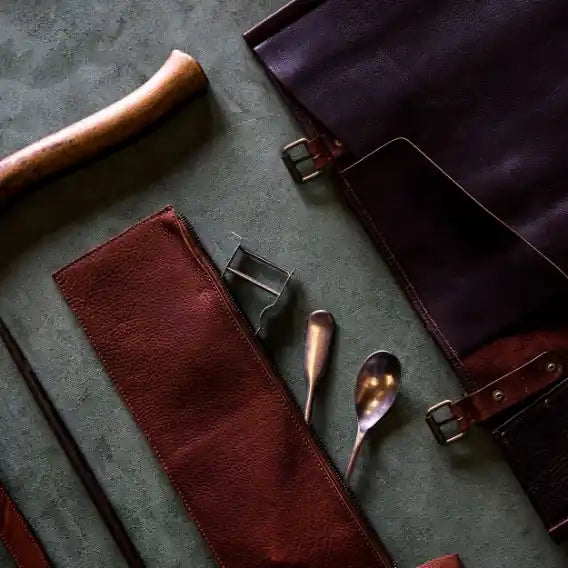 WITLOFT | Classic leather tool pouch d - Dark Brown